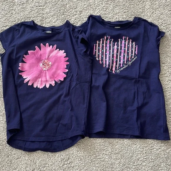 2 Gymboree girls t-shirts - Picture 1 of 3